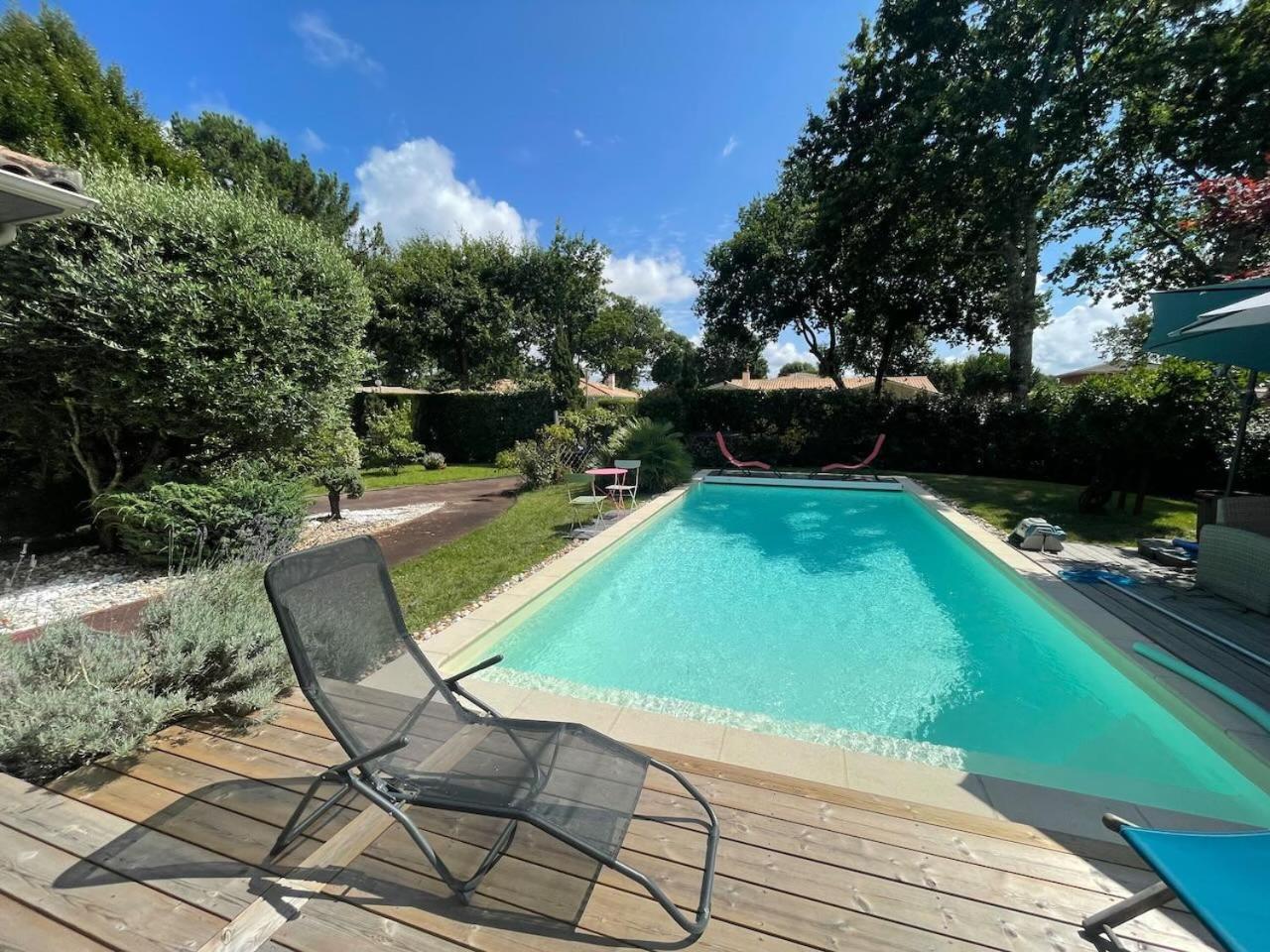 Villa Avec Piscine Andernos Les Bains Exterior photo